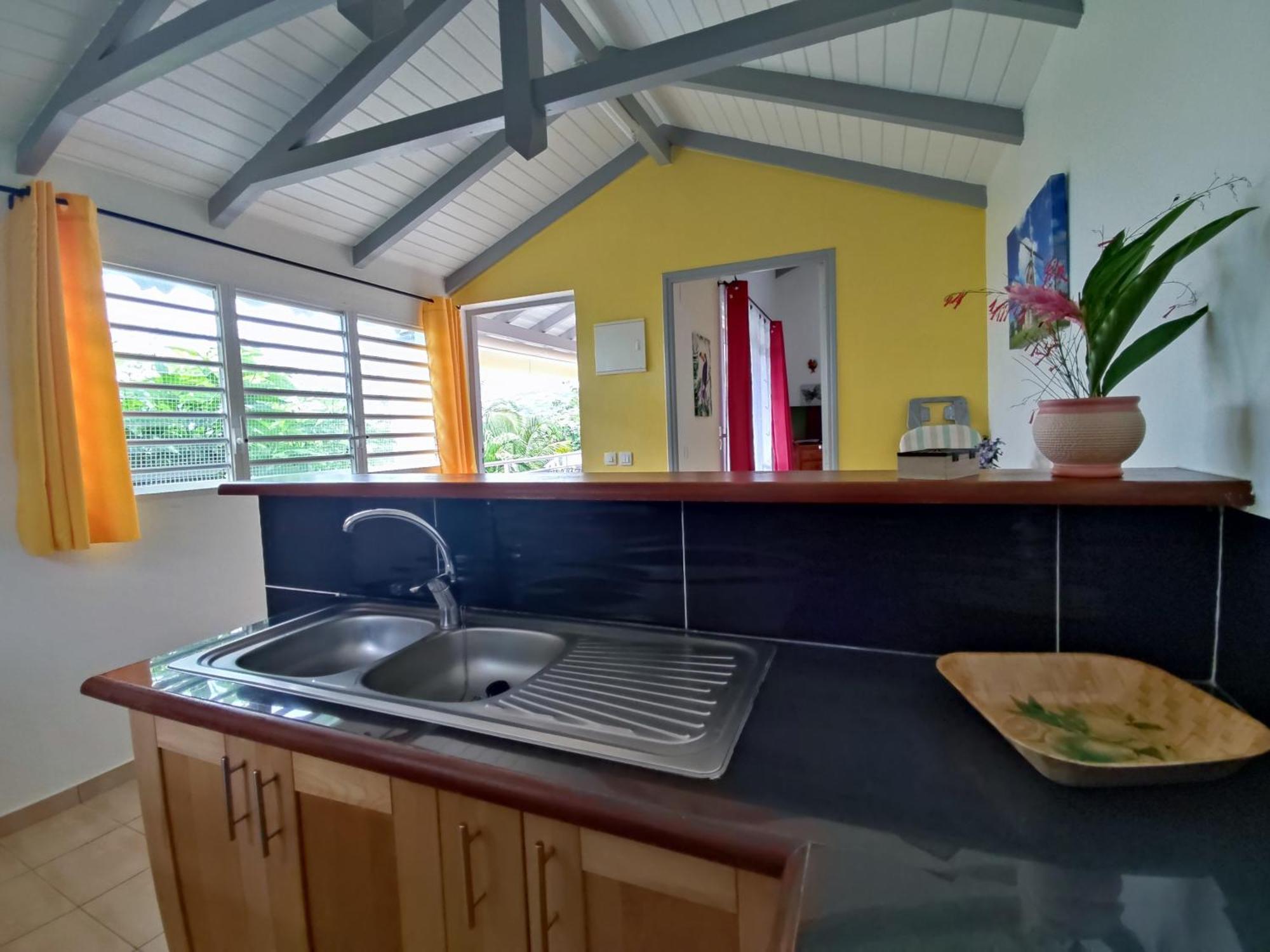 Bungalow With Sea View In Deshaies Bilik gambar
