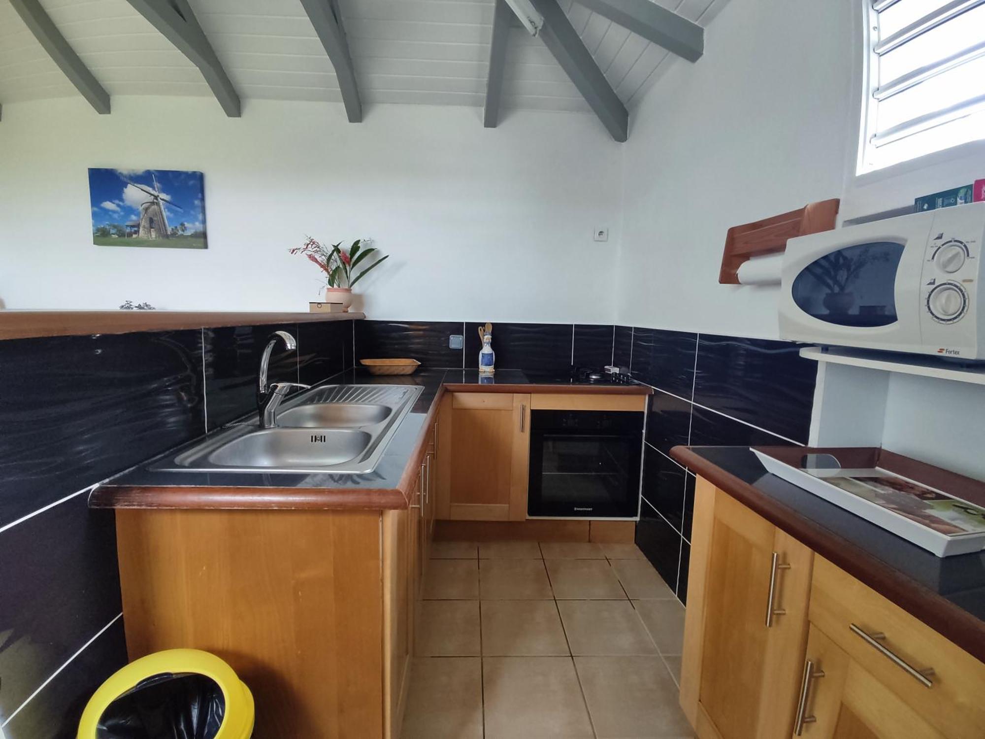 Bungalow With Sea View In Deshaies Bilik gambar